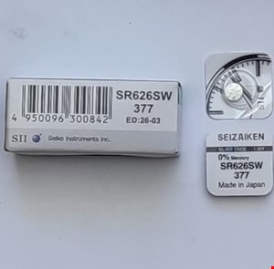 SR626SW   377  1.5V