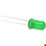 LED ال ای دی 5mm سبز مات پایه کوتاه
