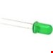 ال ای دی 5mm سبز مات پایه کوتاه
