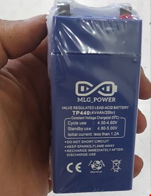 باتری سیلد اسید 4 ولت 4 آمپر MLG-POWER