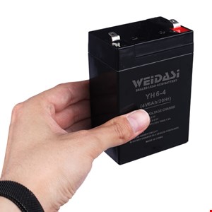 باتری 4 ولت 6 آمپر Weidasi YH6-4 6000mAh