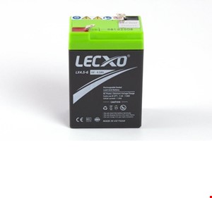 باتری سیلد اسید 6 ولت 4.5 آمپر ساعت لکسو lecxo