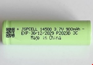 باتری شارژی JSP CELL 3.7V 900ma  14500