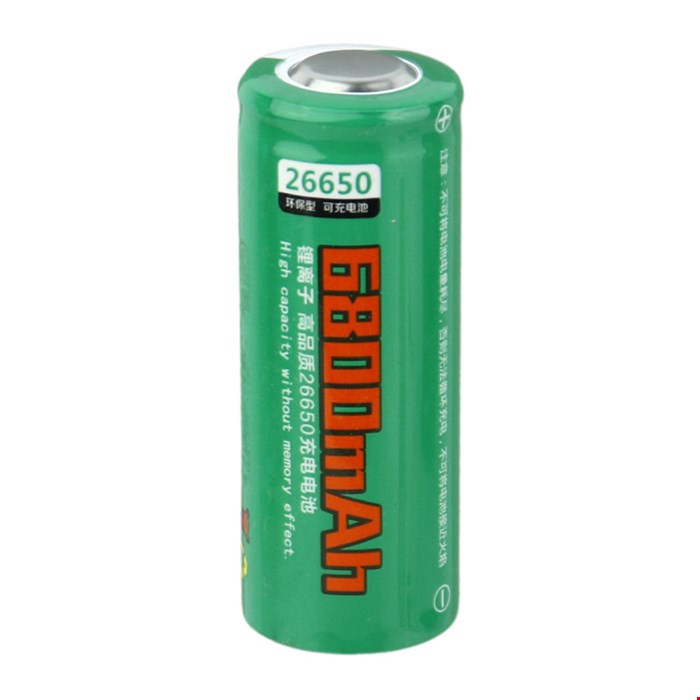 باتری لیتیومی Small Sun 26650 6800mAh
