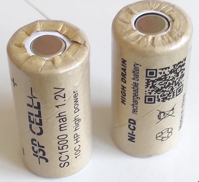 باتری دریل شارژی های پاور  1500MA 10C برند JSP CELL