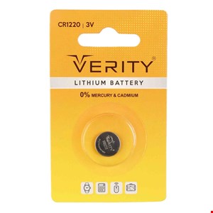 باتری سکه ای وریتی مدل CR1220 VERITY