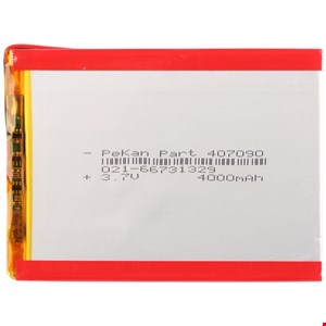 باتری لیتیوم پولیمر 4000mAh  407090 