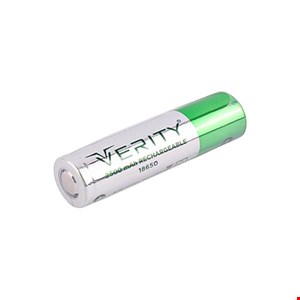 باتری 18650 قابل شارژ 3.7V وریتی (VERITY) ظرفیت 2500mAh