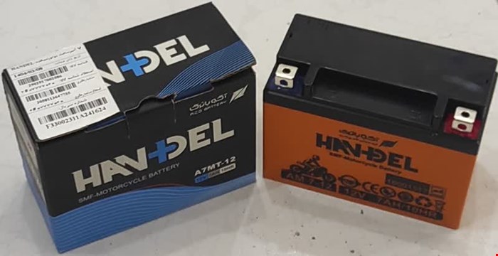 باتری موتورسیکلت 7 آمپر Handel