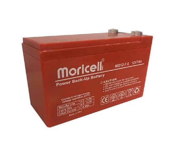 باتری 12 ولت 7 آمپر موریسل MORICELL 12V 7Ah