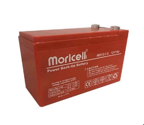 باتری 12 ولت 7 آمپر موریسل MORICELL 12V 7Ah