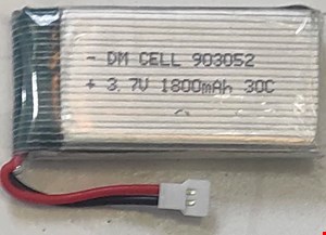 باتری لیتیوم پولیمر پروازی (های پاور) 903052 3.7V 1800MA