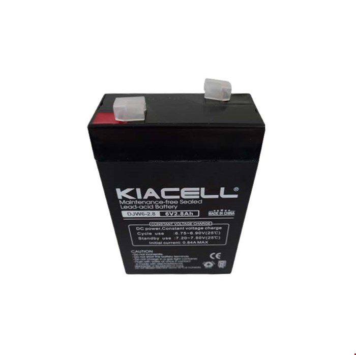 باتری سیلد اسید کیاسل ( kiacell ) 6 ولت 2.8 آمپر