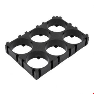 براکت پلاستیکی نگهدارنده 2 در 3 باتری 18650