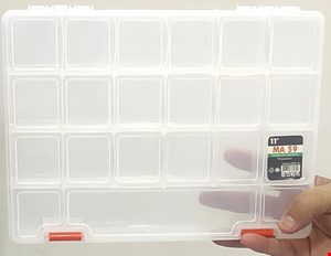 جعبه قطعات اورگانایزر 21 خانه 11 اینچ