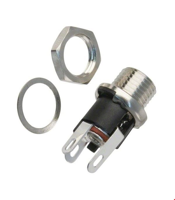 جک آداپتوری فلزی رو کار 5.5 میلیمتر DC-025M