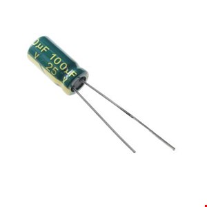 خازن الکترولیتی 100uF / 25V