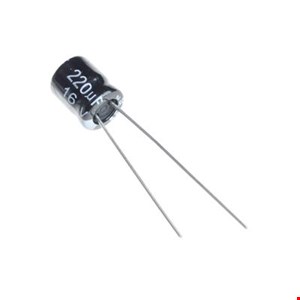 خازن الکترولیتی 220uF / 16V