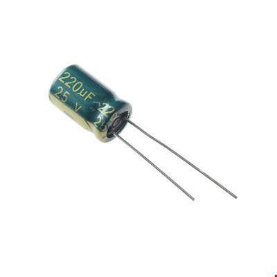 خازن الکترولیتی 220uF / 25V