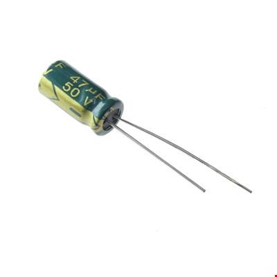خازن الکترولیتی 47uF 50V