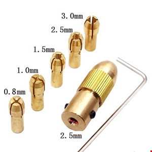سه نظام برنجی سایز 2.5 میلیمتر