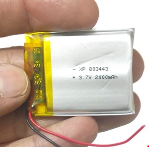 باتری لیتیوم پولیمر 803443 3.7v  2000ma