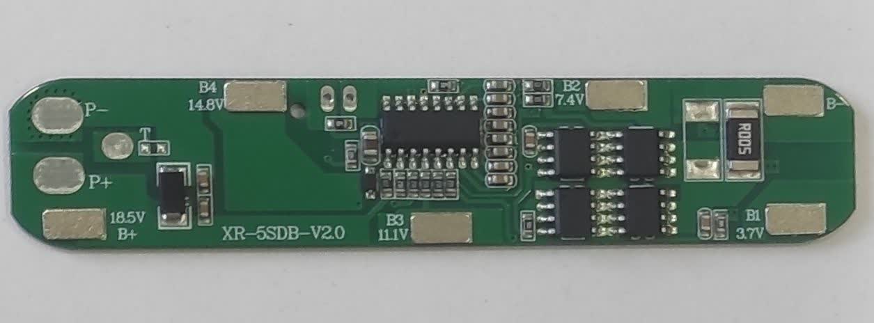 ماژول محافظ شارژ و دشارژ BMS باتری لیتیومی 5 سل 1 آمپر