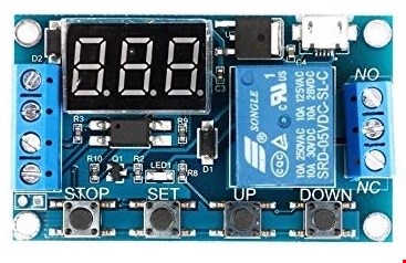ماژول تایمر 30-6 ولت قابل تنظیم همراه با رله و نمایشگر مدل JZ-801