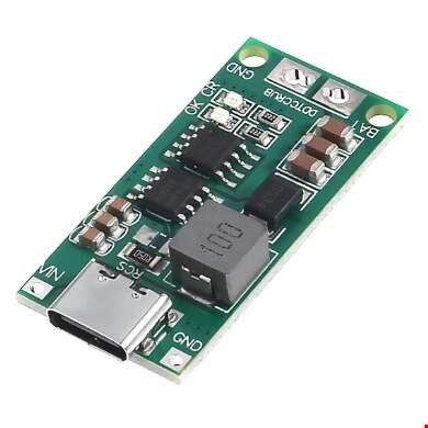 ماژول شارژر و محافظ شارژ فست باتری لیتیومی 3 سل 1 آمپر Type-C