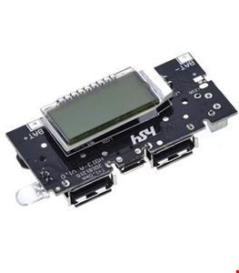 ماژول پاوربانک 2.1 آمپر مدل h913 دو پورت دارای LCD