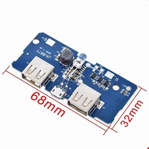 ماژول پاوربانک دو خروجی ۲A مدل JX-887Y