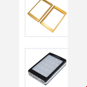 کیس پاور بانک همراه با سولار و چراغ قوه 