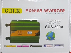 اینورتر 12 ولت به 220 ولت G.H.K POWER INVERTER 500W