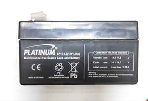 باتری سیلد اسید 12 ولت 1.3 آمپر پلاتینیوم PLATINUM 12V 1.3Ah