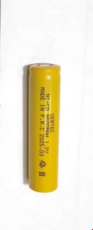 باتری شارژی 1.2 ولت 600 میلی آمپر SERTEC NI-CD N600mAh