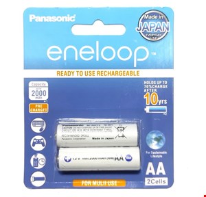 باتری قلمی شارژی ( جفتی ) eneloop AA  2000mA