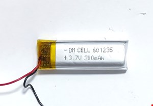 باتری لیتیوم پولیمر 601235 300mA