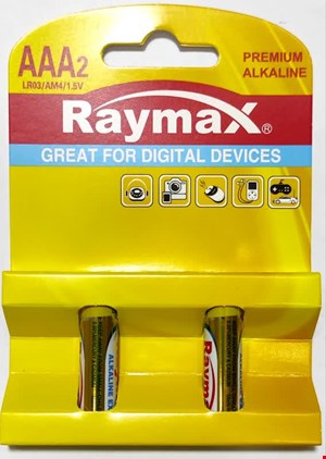 باتری نیم قلمی آلکالاین ریمکس Raymax 1.5V AAA Premium ALKALINE