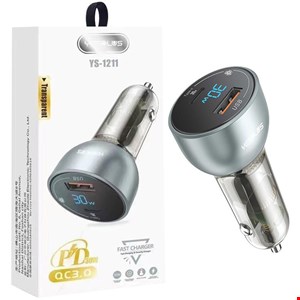 شارژر فندکی YESPLUS YS-1211 30W CAR FAST CHARGER