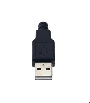 سوکت نری USB A  سیم خور با کاور