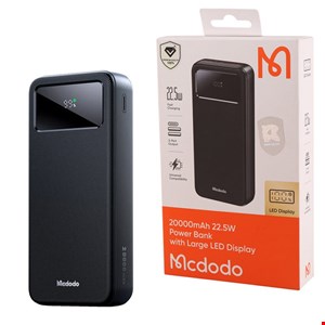 پاور بانک فست شارژ مک دودو MC-423 QC PD 22.5W ظرفیت 20000 میلی آمپر