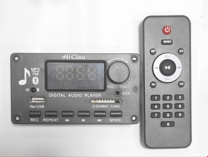 ماژول mp3 پلیر دارای بلوتوث و آمپلیفایر 50 وات HI Cllas
