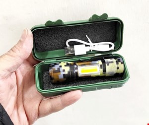 چراغ قوه پلیسی Flashlight COB+XPE LED (چریکی)