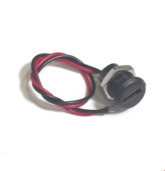 فیش مادگی یو اس بی تایپ سی گرد مهره خور USB type C